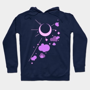 cute moon and stars Hoodie